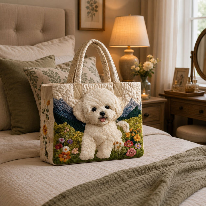 SAC MATELASSÉ | CHIEN ENCHANTÉ