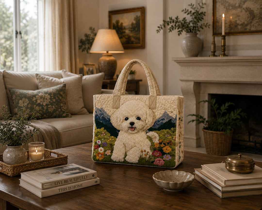SAC MATELASSÉ | CHIEN ENCHANTÉ