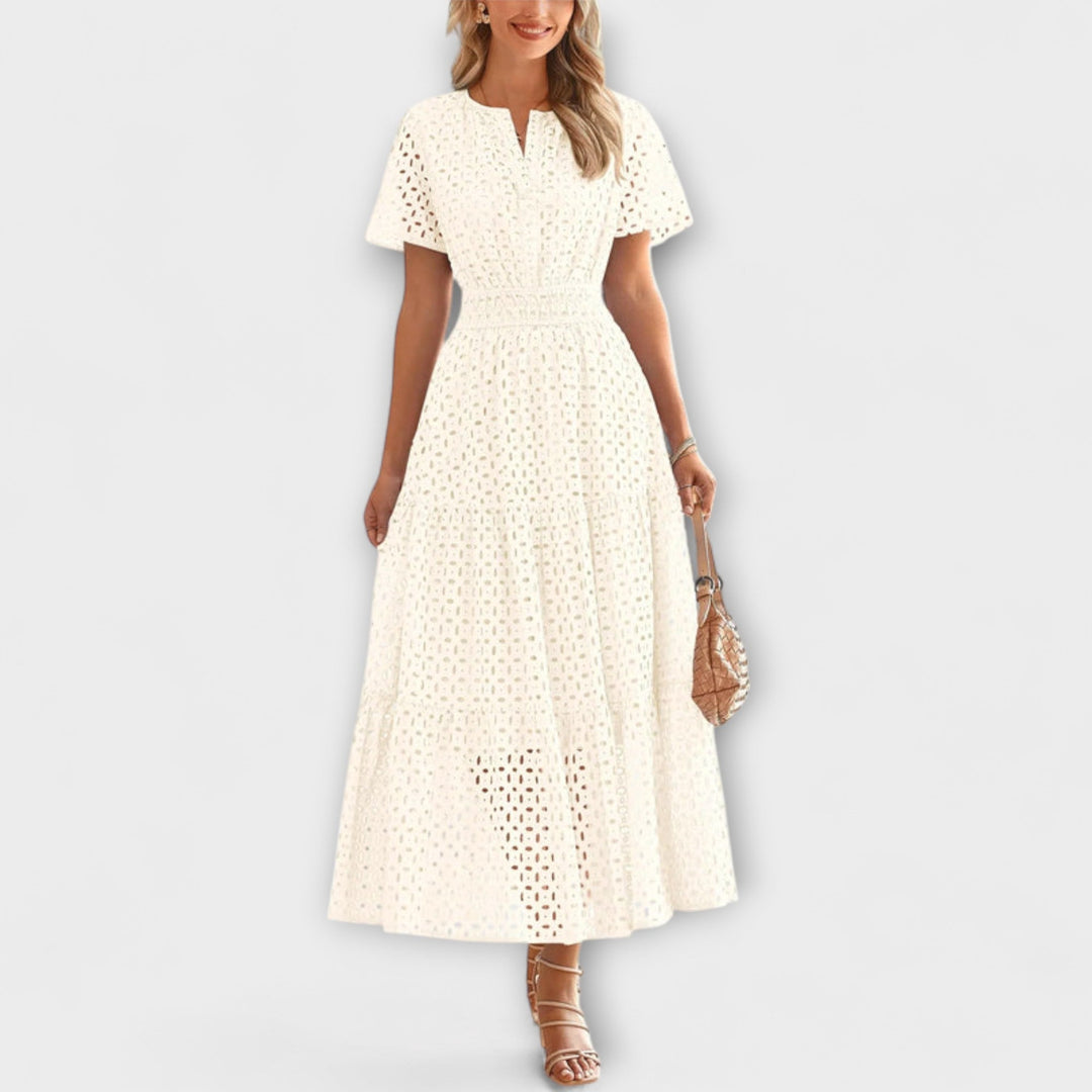 Linette | Élégante robe d'été en dentelle