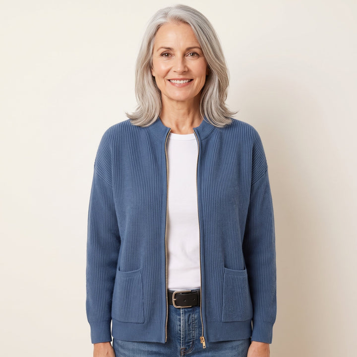 MARLENA | CARDIGAN TRICOTÉ INTEMPOREL