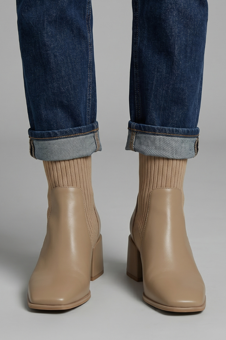 Wendy | Bottines à design de talon bloc pour l’automne