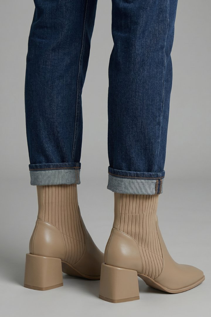 Wendy | Bottines à design de talon bloc pour l’automne
