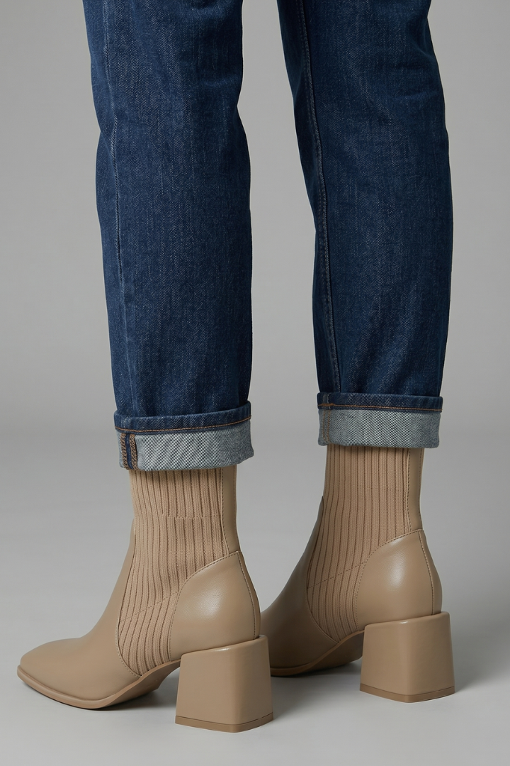 Wendy | Bottines à design de talon bloc pour l’automne