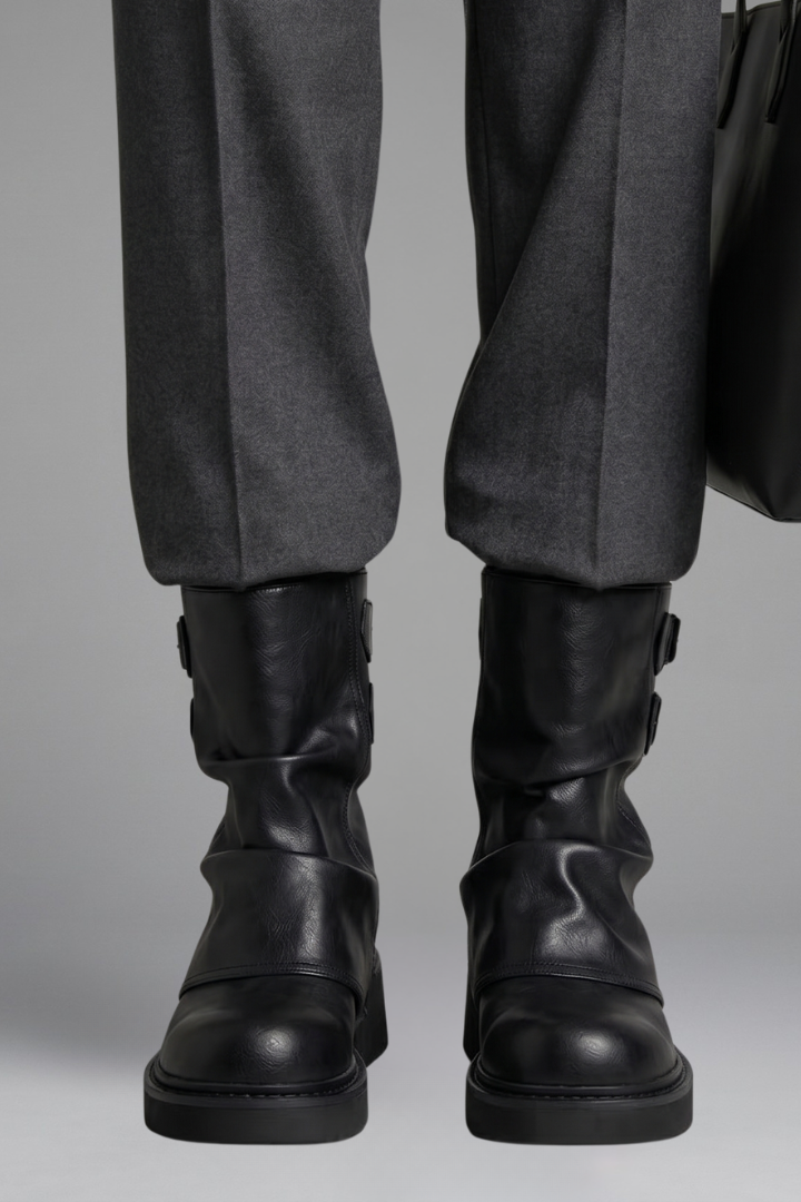 Ximena | Bottes à détails de boucles latérales pour l’automne