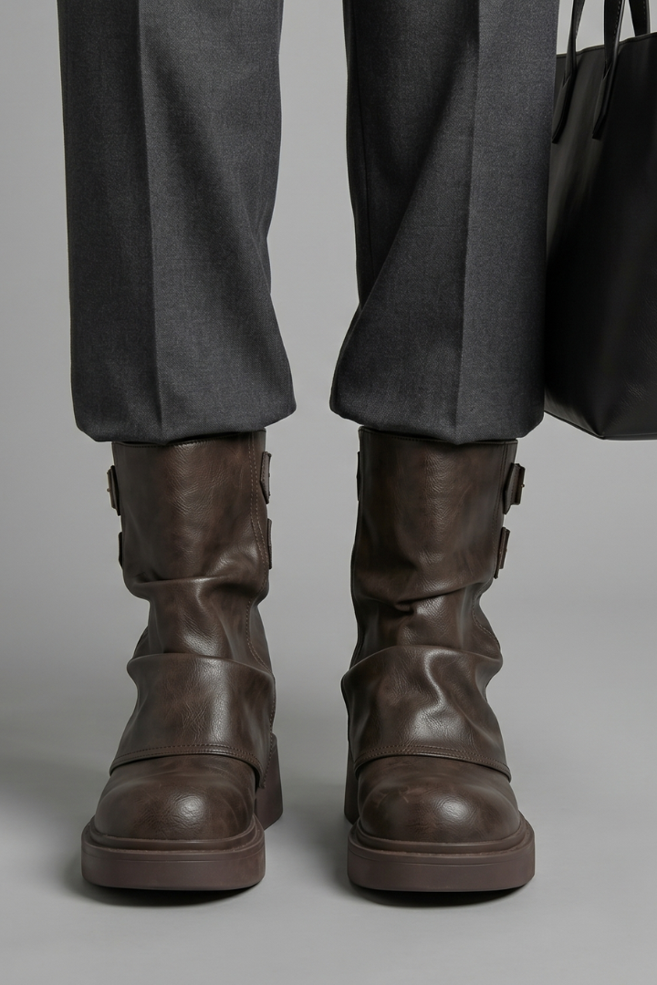 Ximena | Bottes à détails de boucles latérales pour l’automne