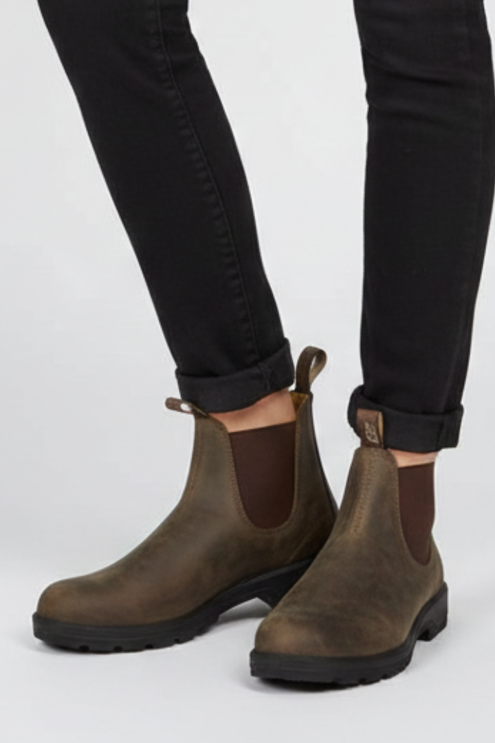 Charlotte | Bottines Chelsea à empiècements élastiques et languettes