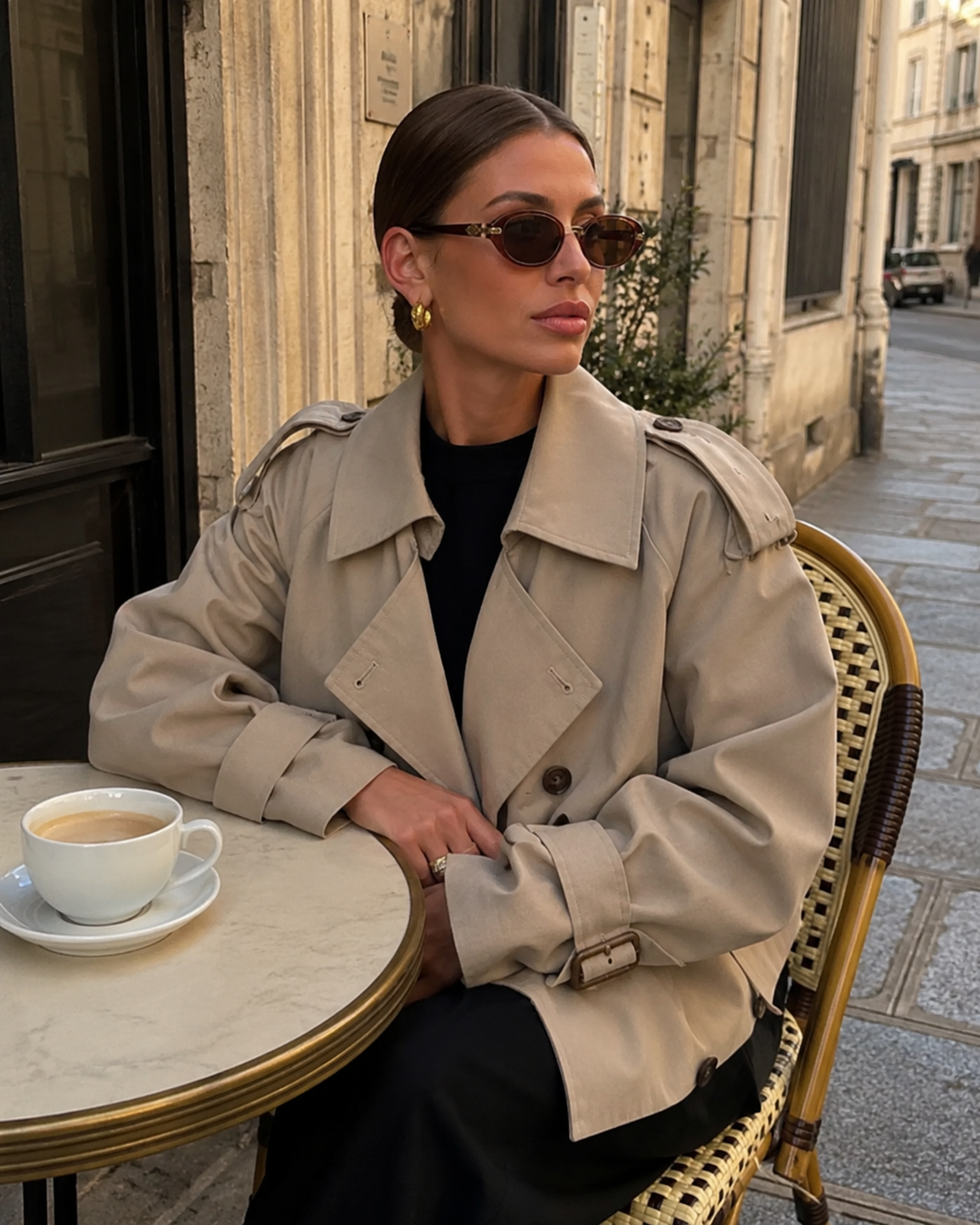 JULIETTE | TRENCH COURT CROISÉ