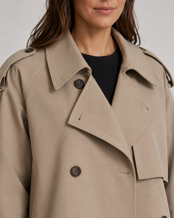 JULIETTE | TRENCH COURT CROISÉ