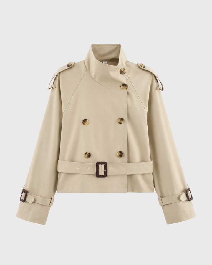 PAULINE | TRENCH COURT CROISÉ