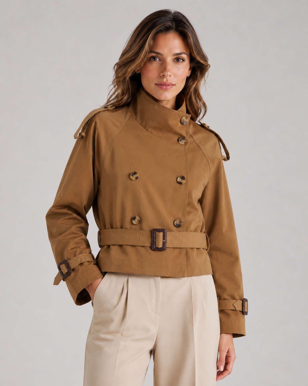 PAULINE | TRENCH COURT CROISÉ
