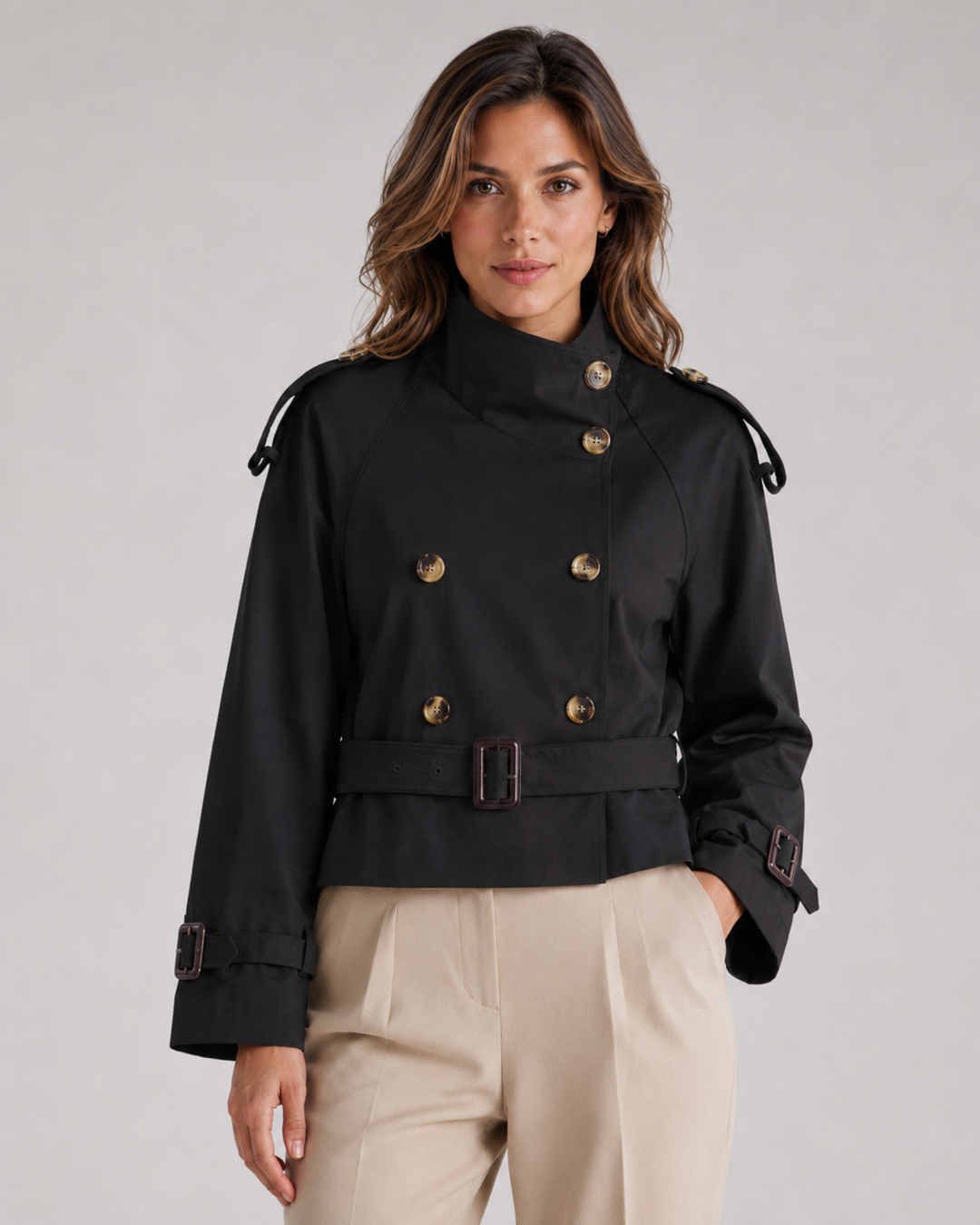PAULINE | TRENCH COURT CROISÉ
