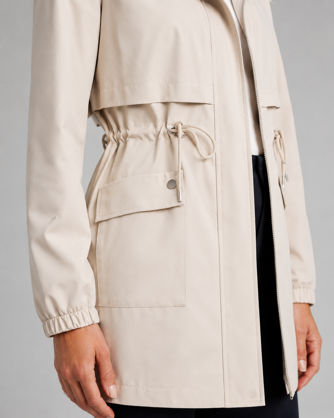 CORINNE | TRENCH À CAPUCHE
