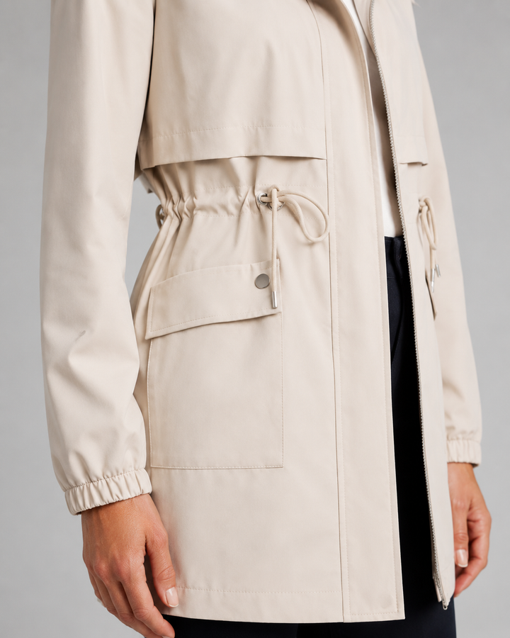 CORINNE | TRENCH À CAPUCHE