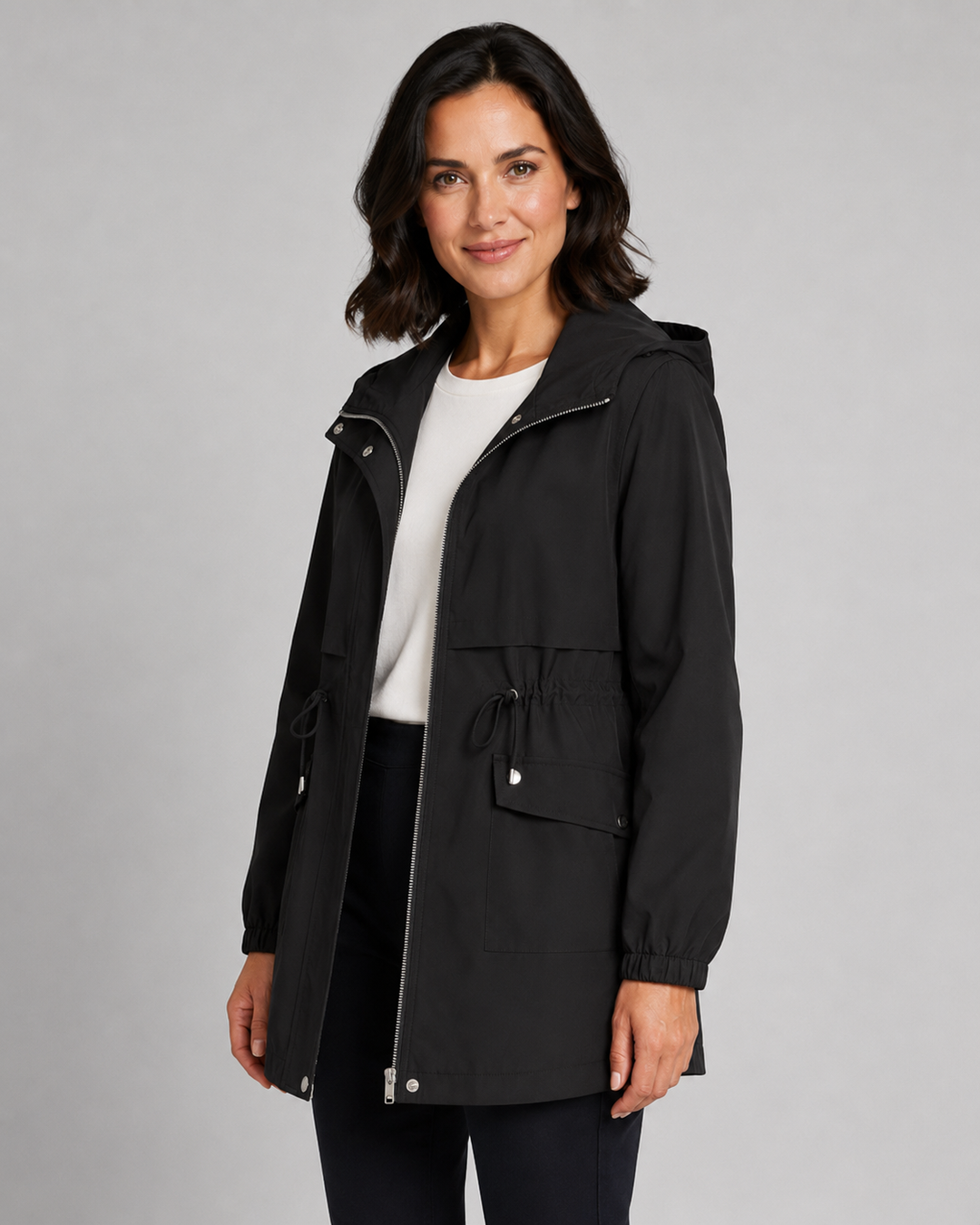 CORINNE | TRENCH À CAPUCHE