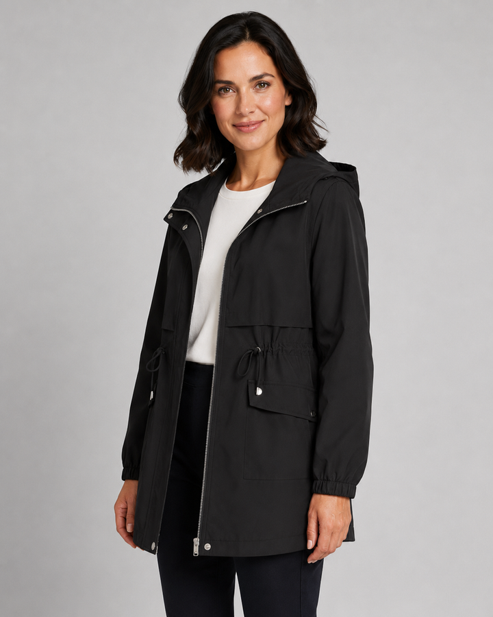 CORINNE | TRENCH À CAPUCHE