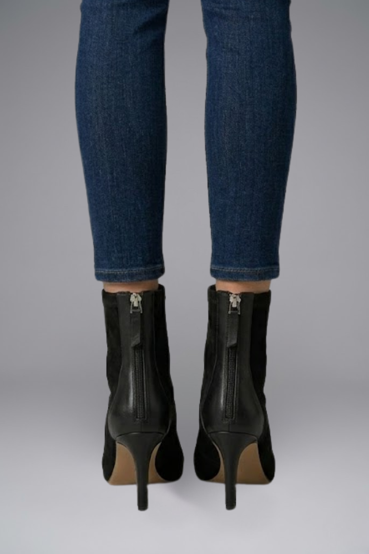 Iris | Bottines en cuir zippées pour l’automne