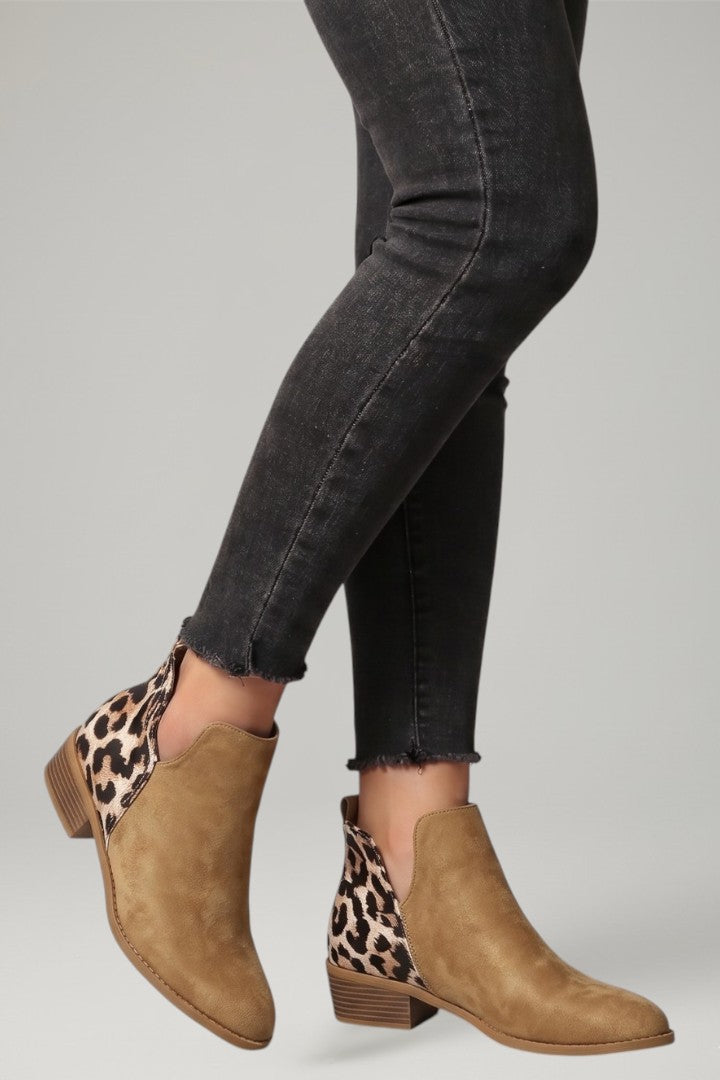 Ursula | Bottes en cuir à fermeture zippée latérale et talon bas