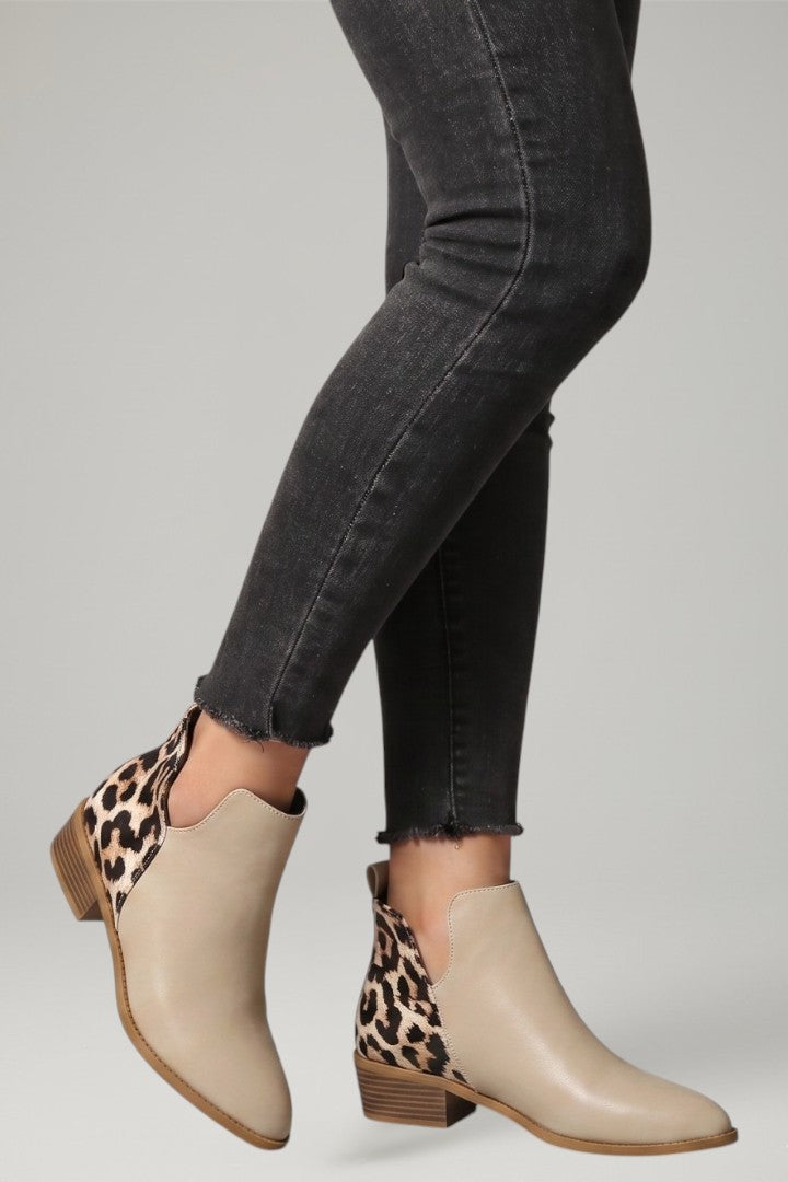 Ursula | Bottes en cuir à fermeture zippée latérale et talon bas
