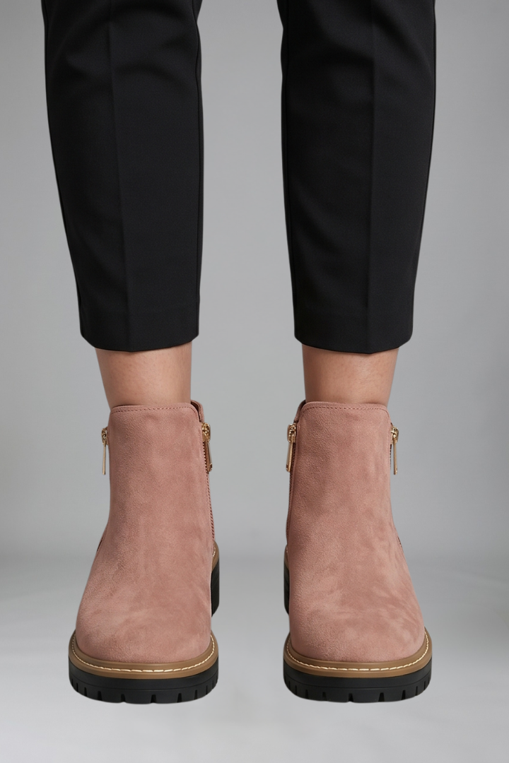 Adriana | Bottines orthopédiques zippées sur le côté pour l’automne