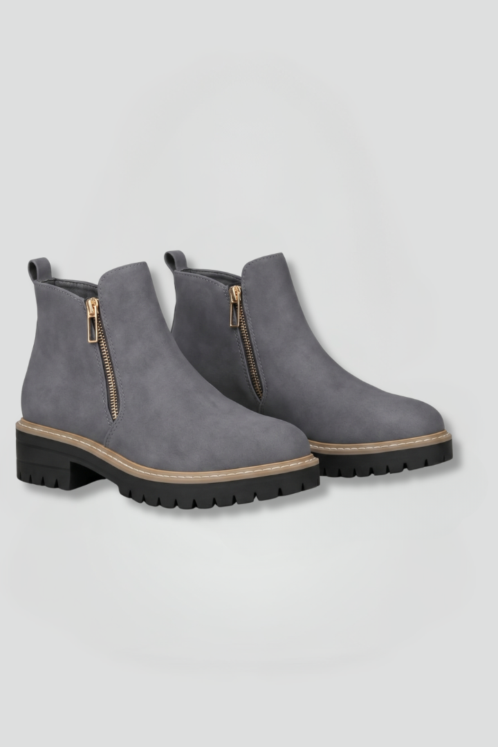 Adriana | Bottines orthopédiques zippées sur le côté pour l’automne