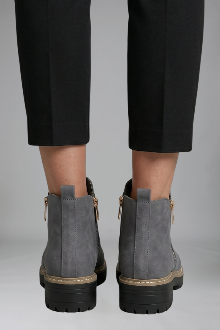 Adriana | Bottines orthopédiques zippées sur le côté pour l’automne