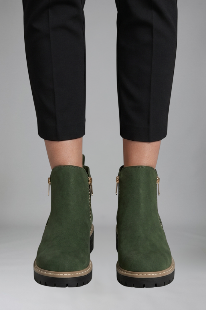 Adriana | Bottines orthopédiques zippées sur le côté pour l’automne