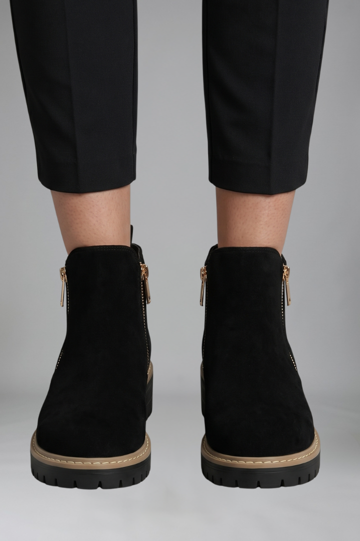 Adriana | Bottines orthopédiques zippées sur le côté pour l’automne