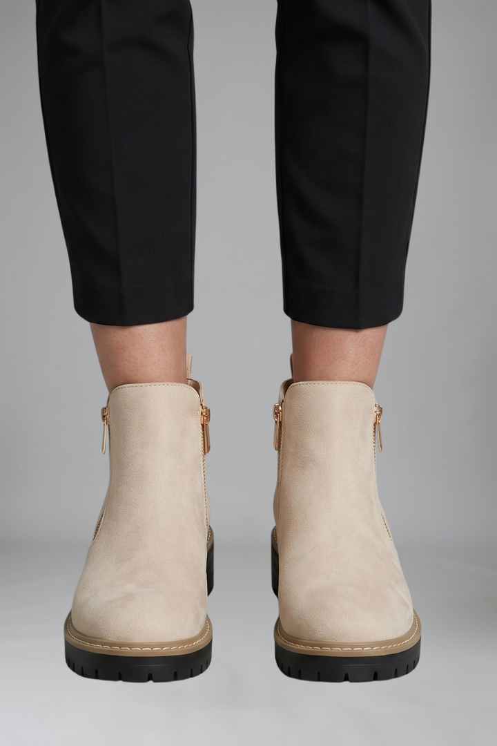 Adriana | Bottines orthopédiques zippées sur le côté pour l’automne