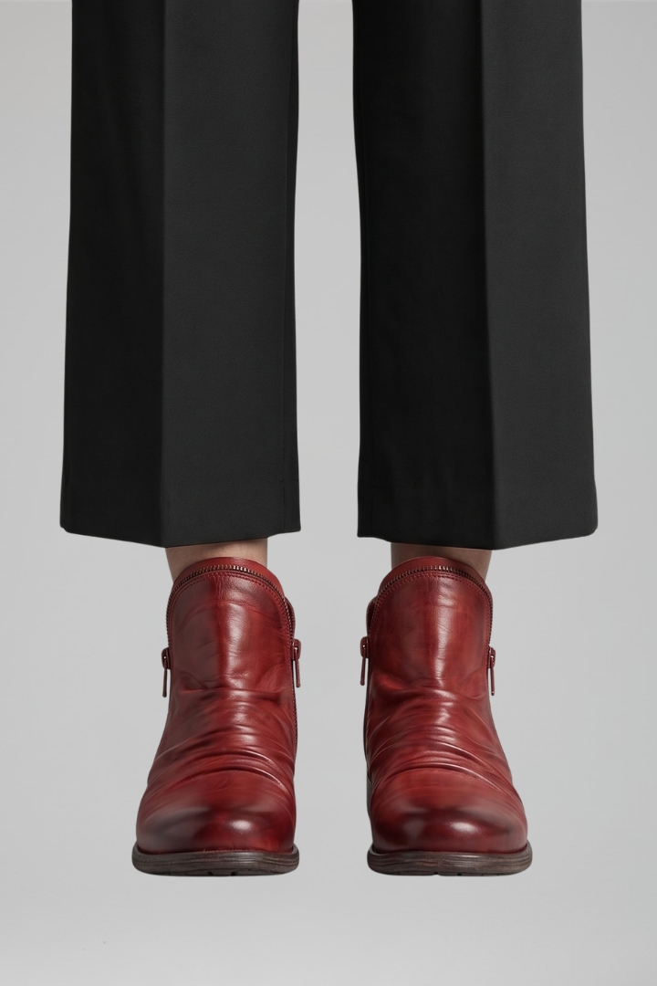 Delphine | Bottines orthopédiques zippées sur le côté pour un confort toute la journée