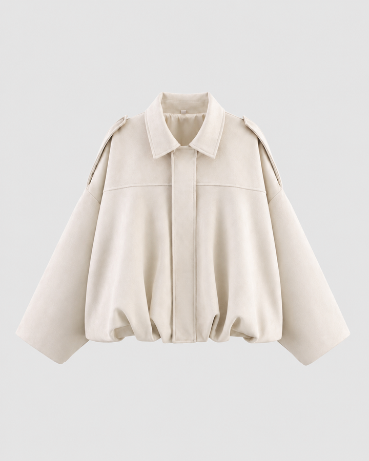 FRANCE | VESTE EN SIMILICUIR COURTE