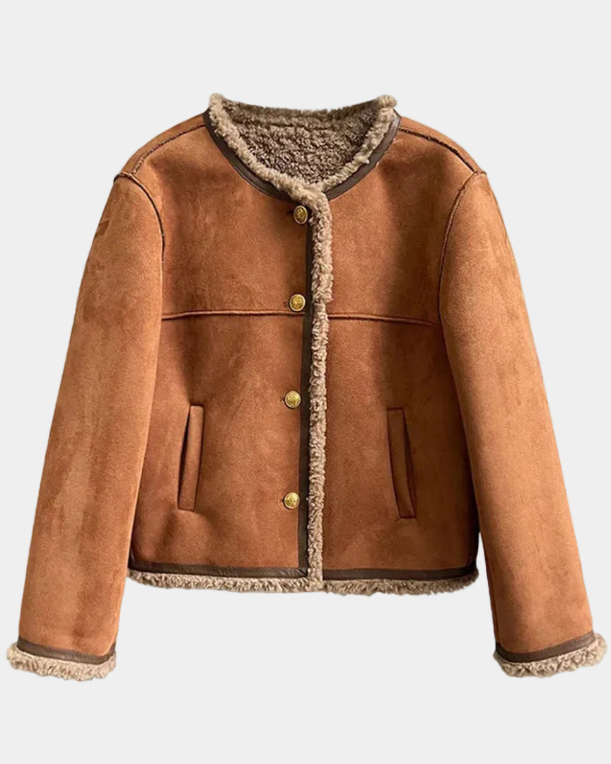ADALSWINDE | VESTE SUÉDÉE SYNTHÉTIQUE