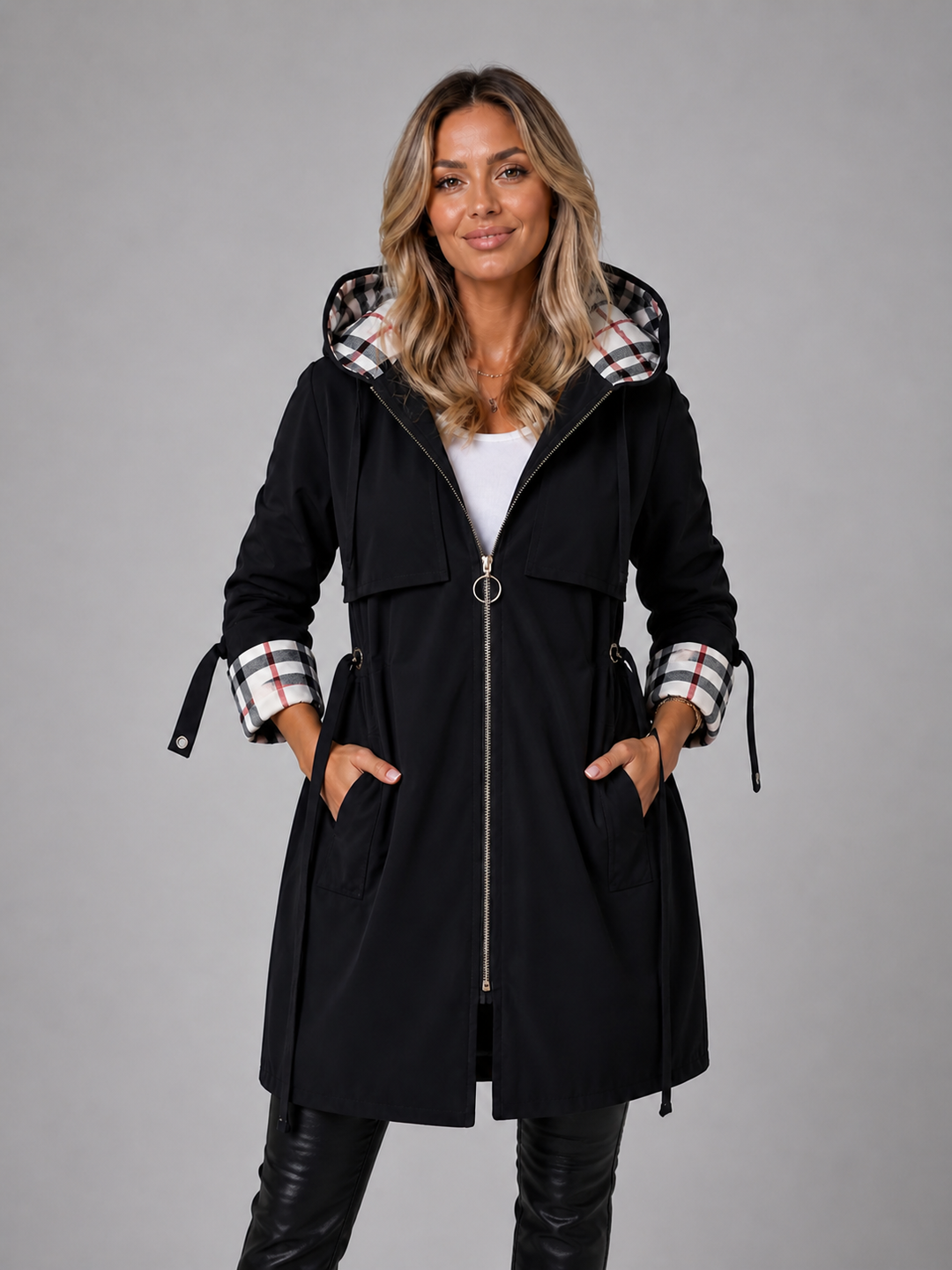 LUCIE | PARKA LONGUE À CAPUCHE