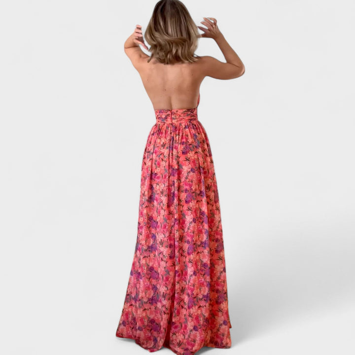 Florária | Robe longue à découpes
