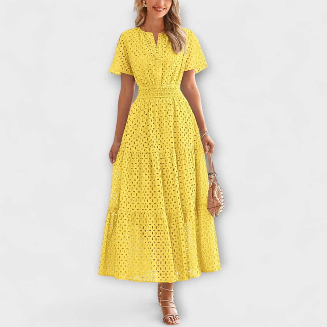 Linette | Élégante robe d'été en dentelle