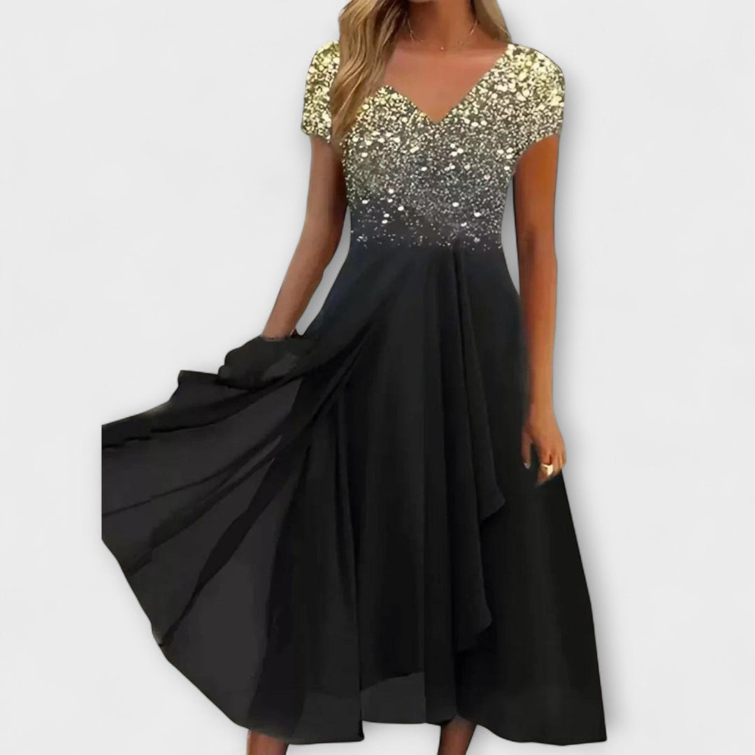 Lara | Robe de soirée en mousseline pour femme