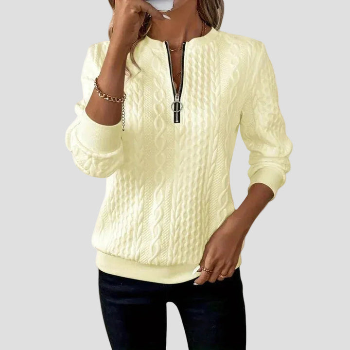 PAGONA | CARDIGAN ZIPPÉ EN TRICOT