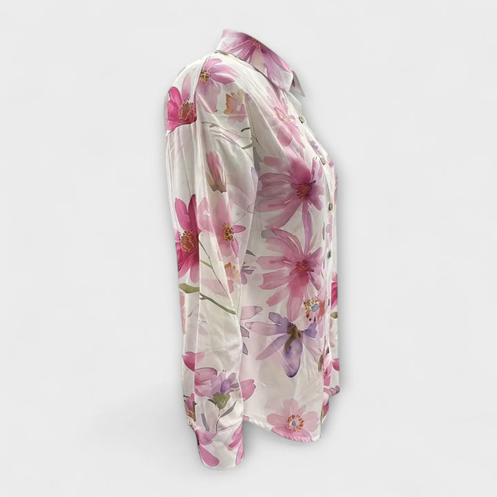 Gaida - Blouse fleurie aérienne pour l’été