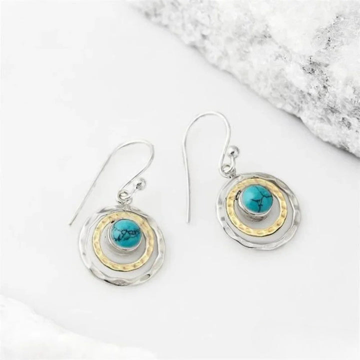 Boucles d'oreilles bohèmes Saturne