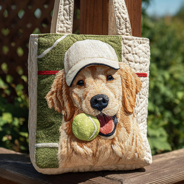 SAC MATELASSÉ | RETRIEVER DORÉ ESPIÈGLE