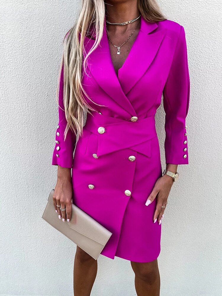 Emmie™ - Robe blazer chic