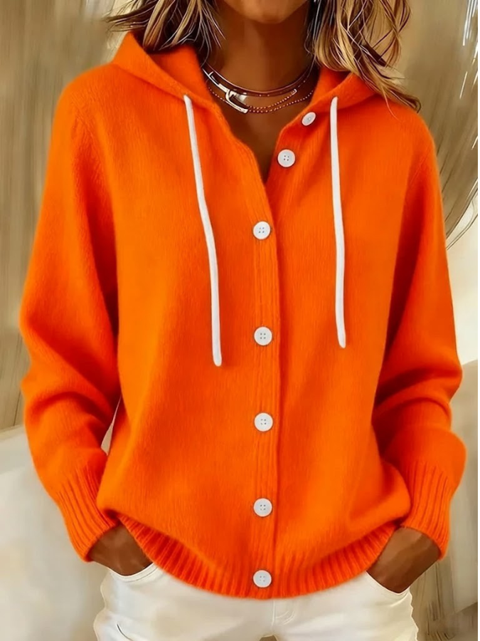 BELLA | CARDIGAN TRICOTÉ À CAPUCHE