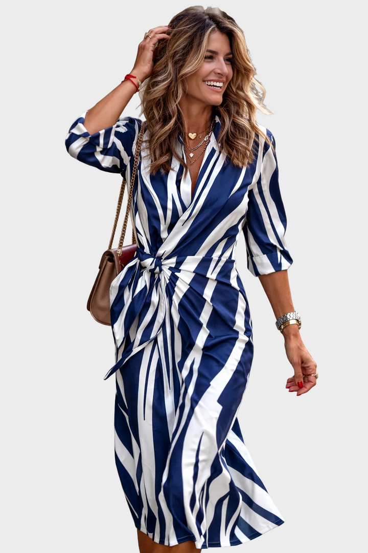 Lola | Robe maxi à imprimé graphique