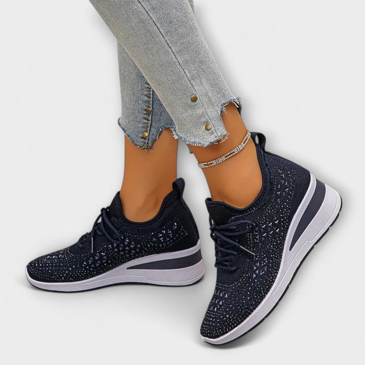 Giselle – Baskets orthopédiques scintillantes à strass
