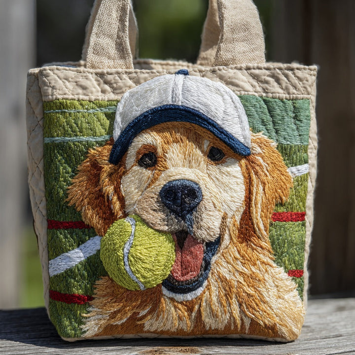 SAC MATELASSÉ | TENNIS DORÉ