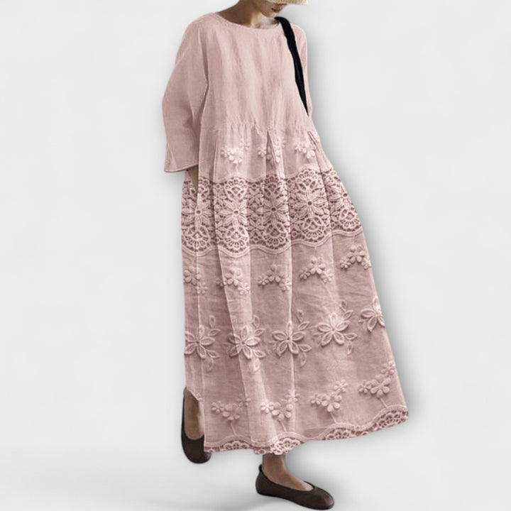 Isabella | Robe à motif dentelle