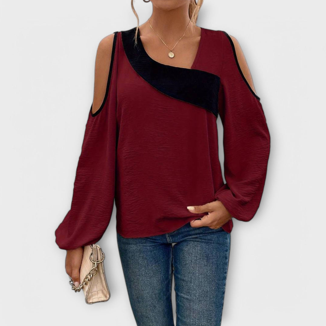 Scarlett - Blouse à encolure carrée