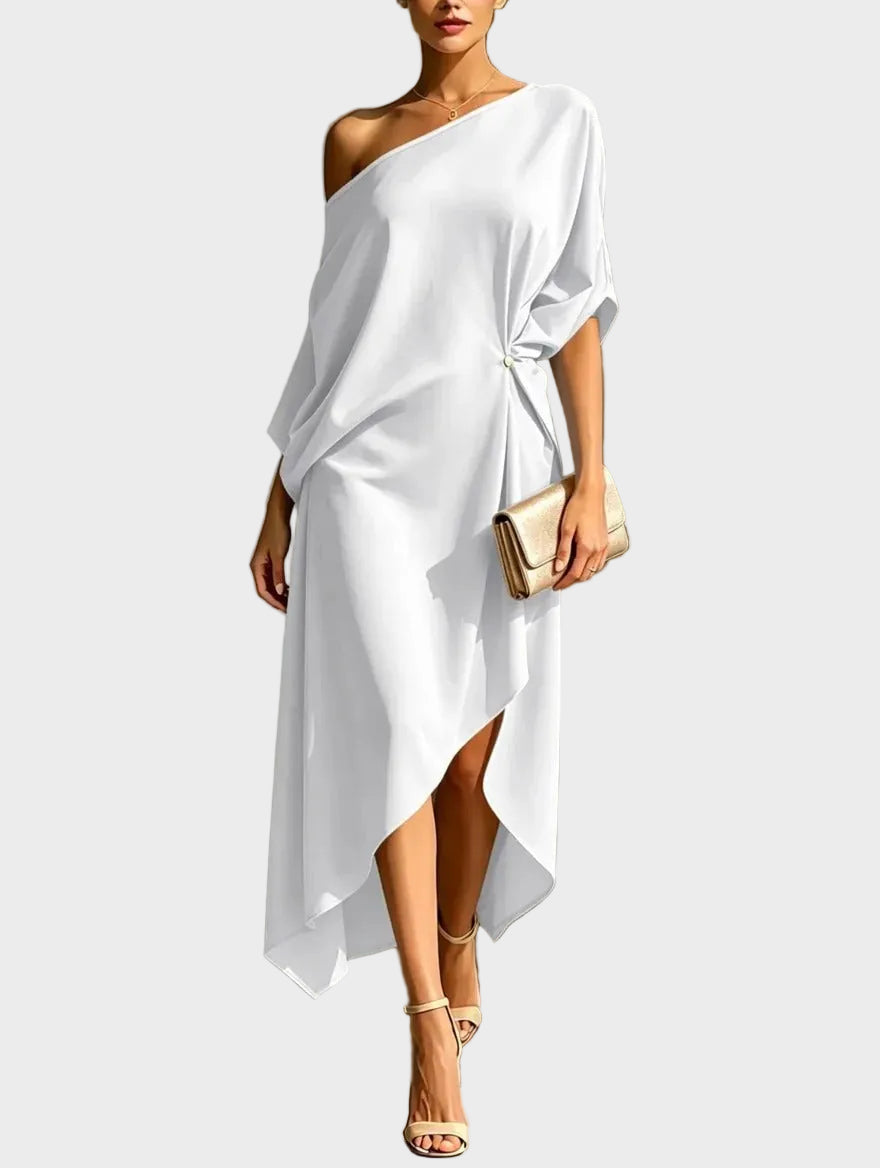 Camila | Robe asymétrique à une épaule
