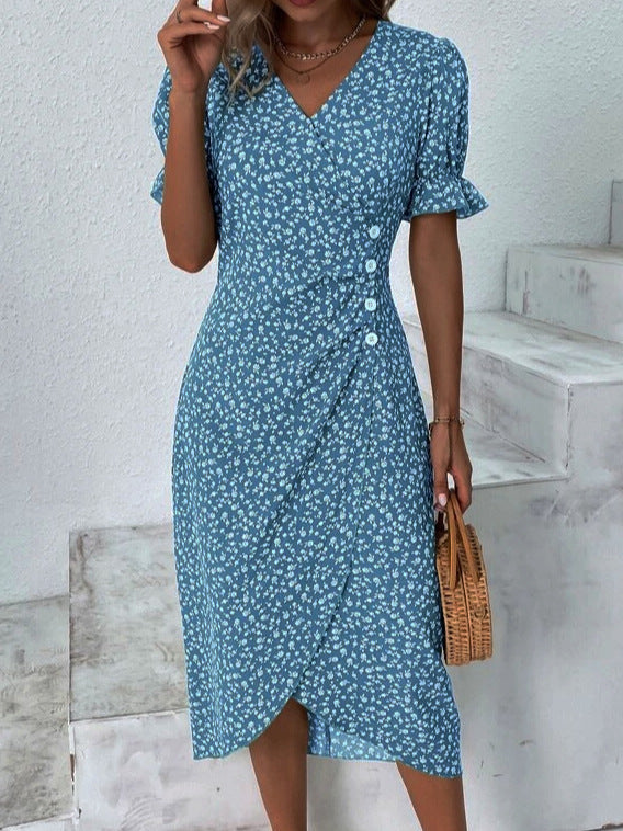 Rita | Robe portefeuille légère