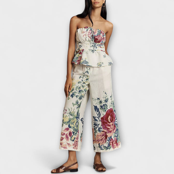 Indigo - Ensemble d’été à motif fleuri