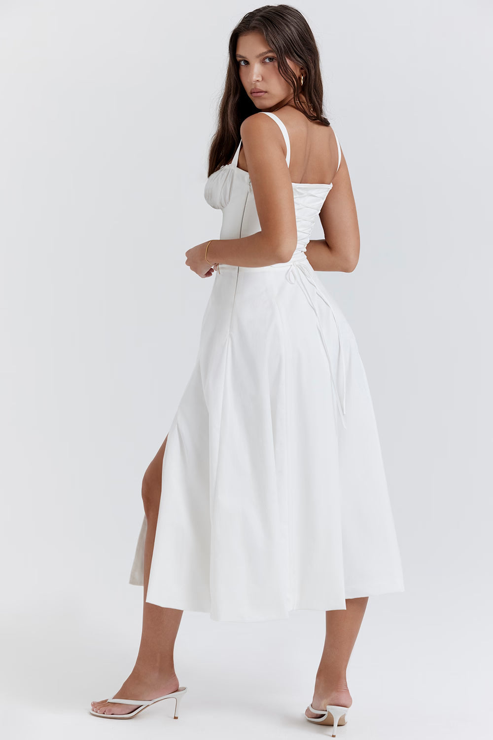 Jana | Robe d'été à décolleté en dentelle